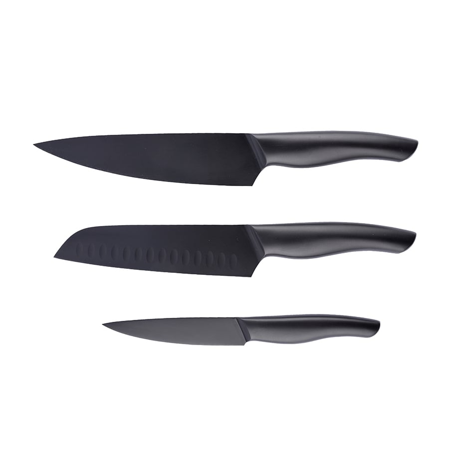 Christiania 1739 Akita Sort Knivsett 3 Kniver
