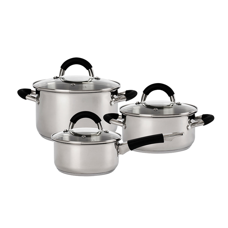 Essentials Grytesett 3 Gryter Uten Belegg