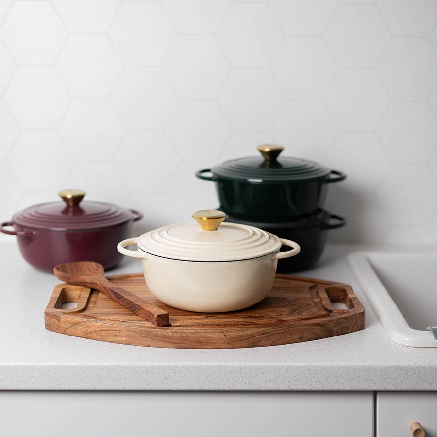 Christiania 1739 Støpejern Støpejernsgryte 2L Krem