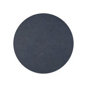 Mørk blå side av spisebrikke, elegant og moderne design for enhver anledning.