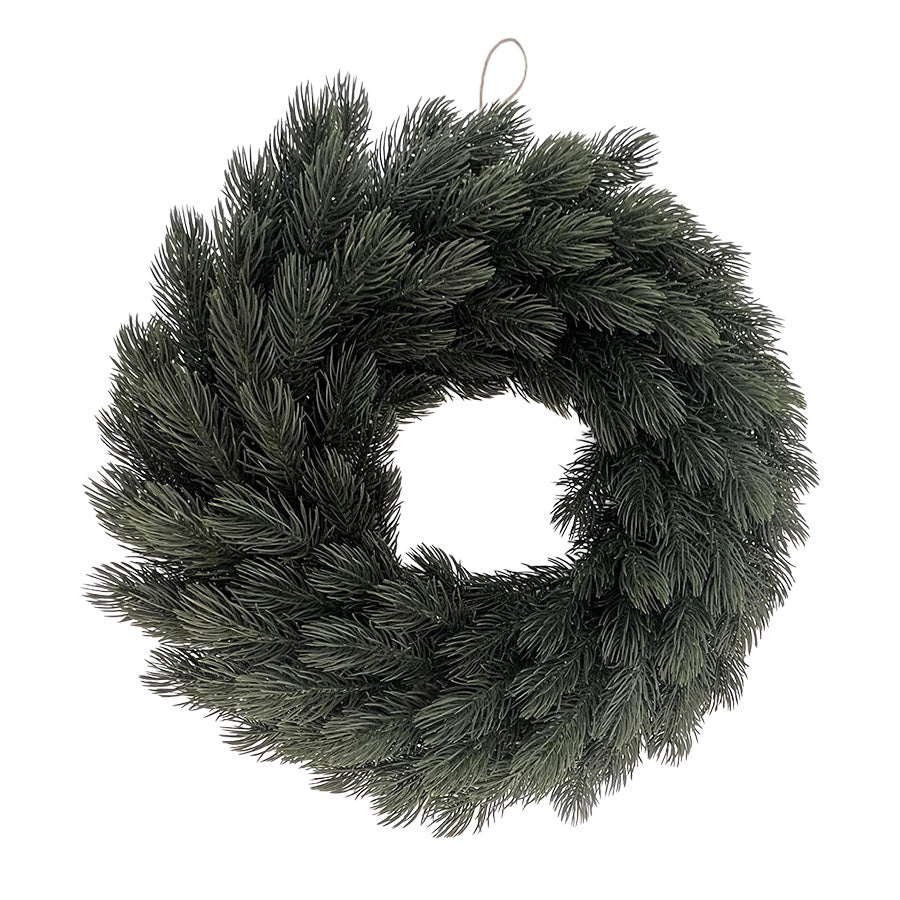 Fyldig grønn kunstig julekrans på 40 cm fra Christiania Glasmagasin Christmas Collection