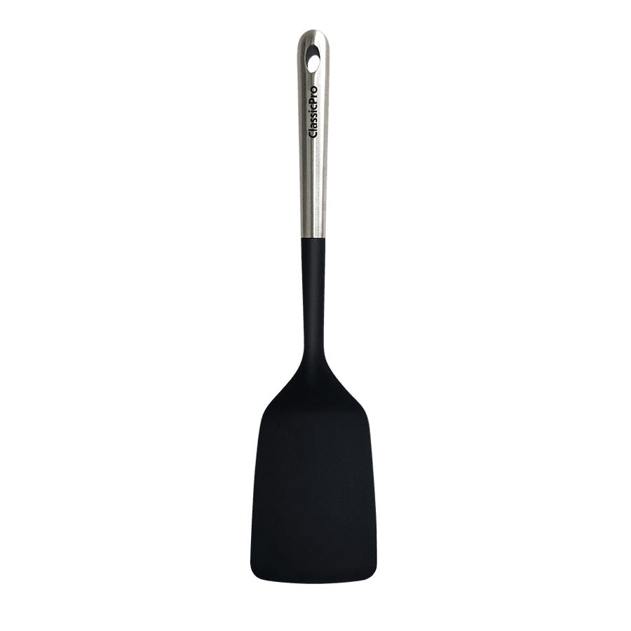 Classicpro Gear Stekespade Stål/Silikon 33cm - En funksjonell stekespade perfekt for non-stick-overflater og allsidig bruk på kjøkkenet.