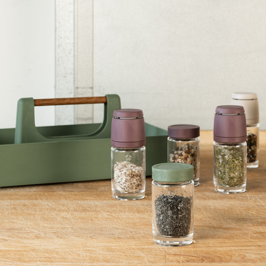 Crushgrind Vaasa Krydderglass 10cm 2pk Grønn