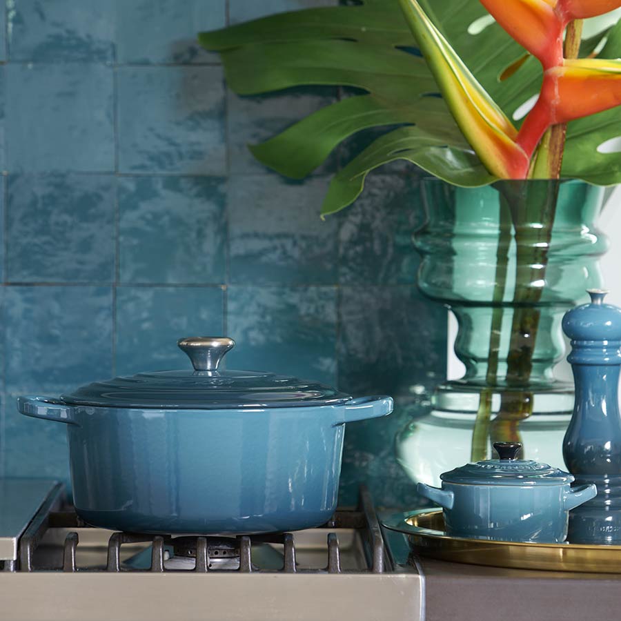 Le Creuset Støpejernsgryte 5,3L/26cm Deep Teal