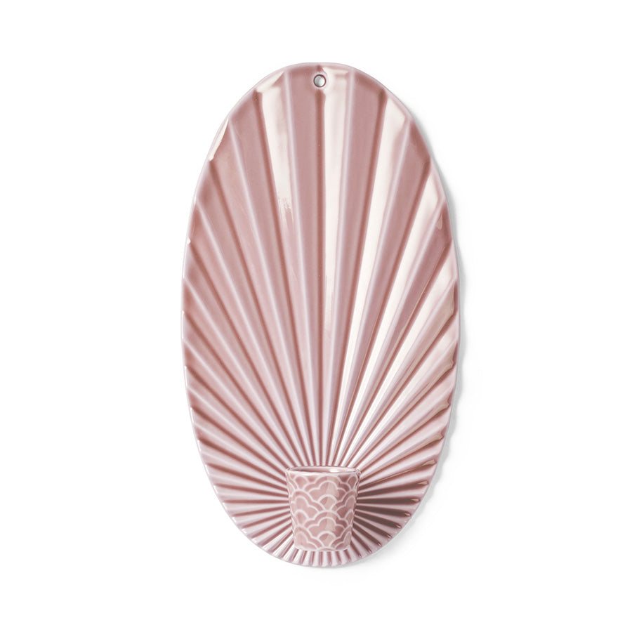 PIPANELLA WAVES CANDLE SCONCE BLUSH
