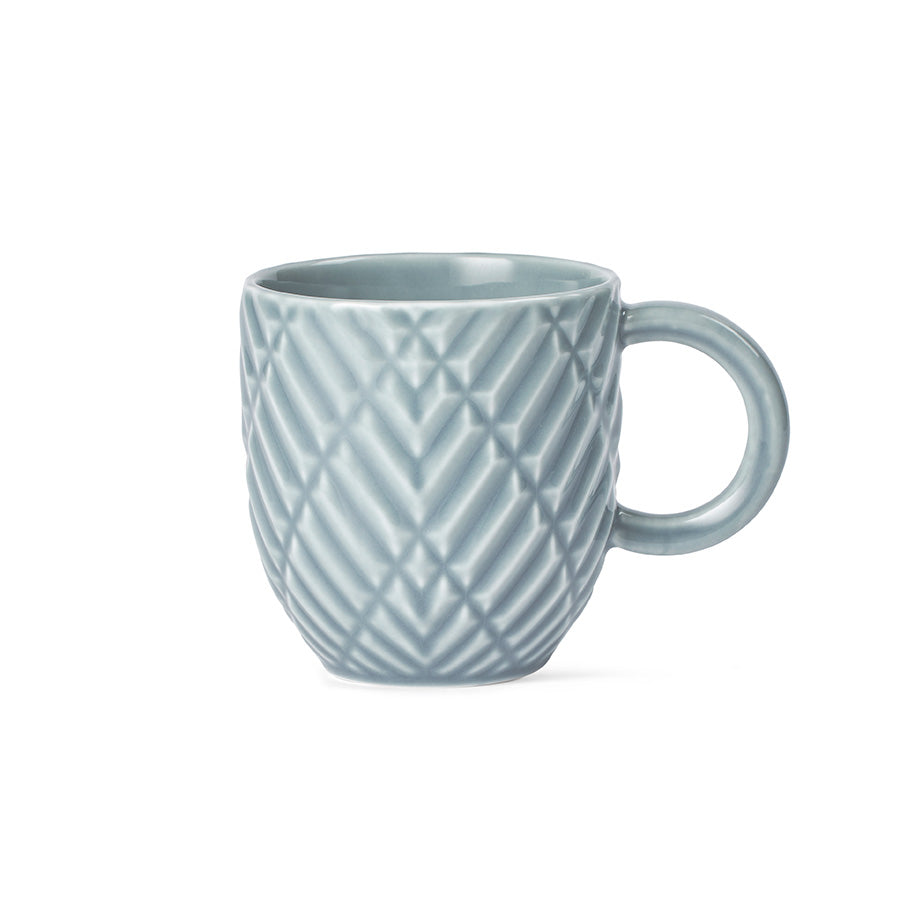 SAMSURIUM ART DECO MUG, BLUEGREY