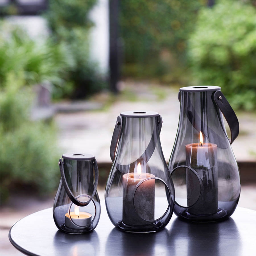 Holmegaard Design With Light Dwl Lanterne Smoke H16