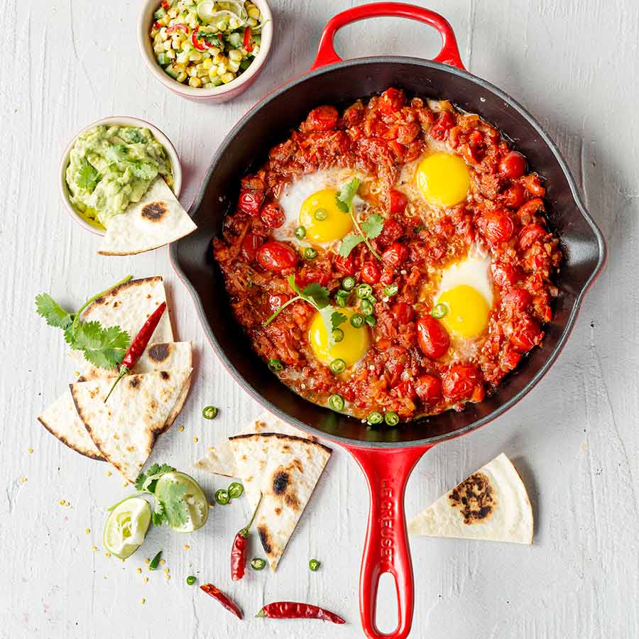 Le Creuset Cerise Dyp Stekepanne Støpejern 26cm