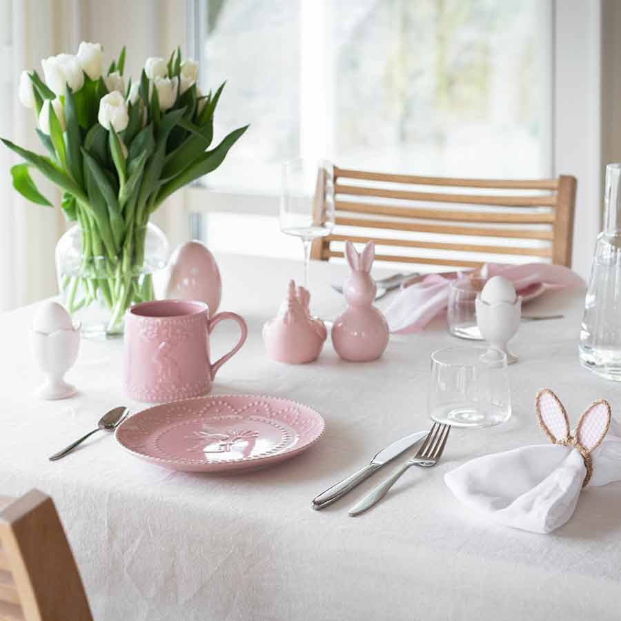 Seasons Easter Collection Høne 15cm Rosa