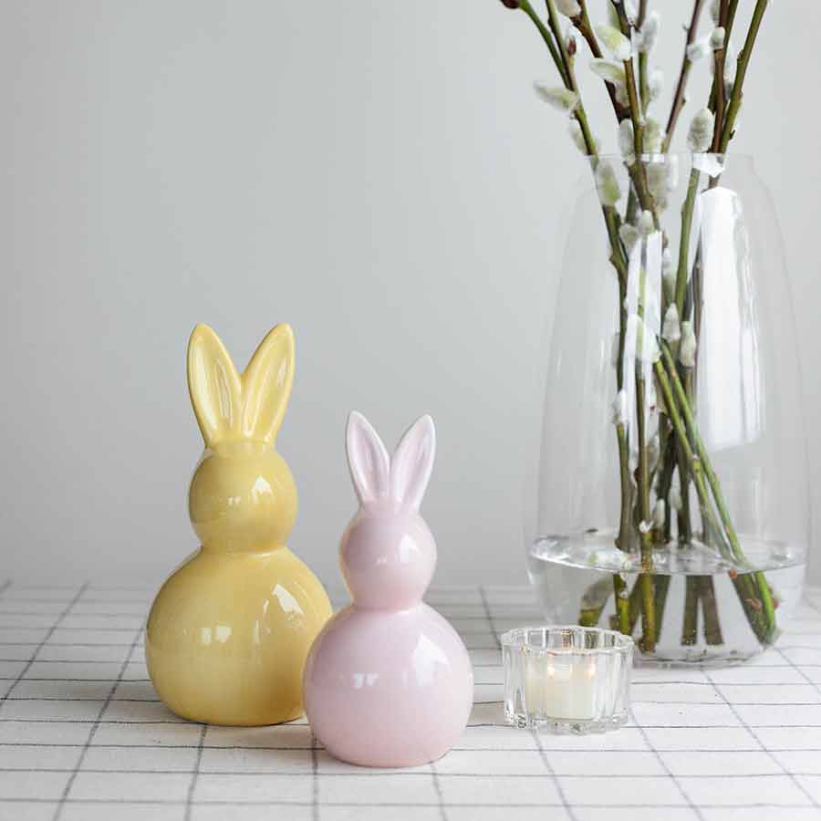 Seasons Easter Collection Hare 18cm Gul