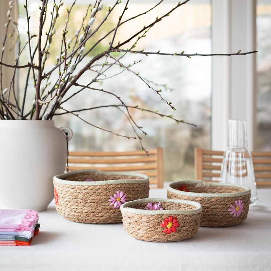 Seasons Easter Collection Kurver m/Blomster 3pk