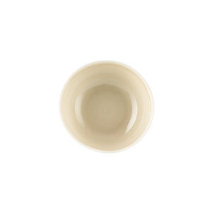Ellie bolle 12 cm i varm Latte-farge, sett ovenfra