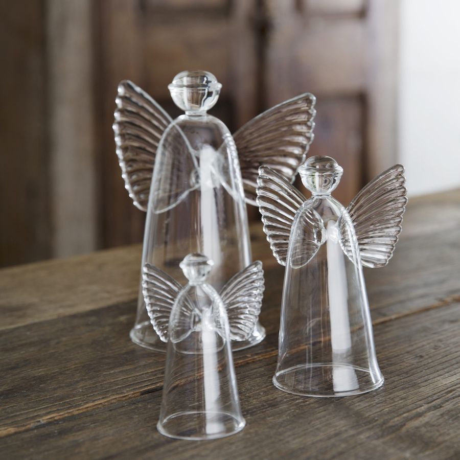 Hadeland Glassverk Sparkling Christmas Englen Gabriel 135 Mm