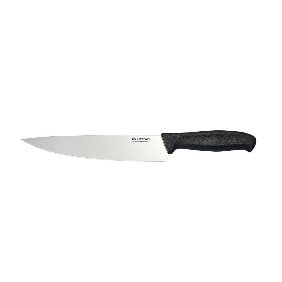 Everyday Cut kokkekniv 20 cm i rustfritt stål med svart håndtak