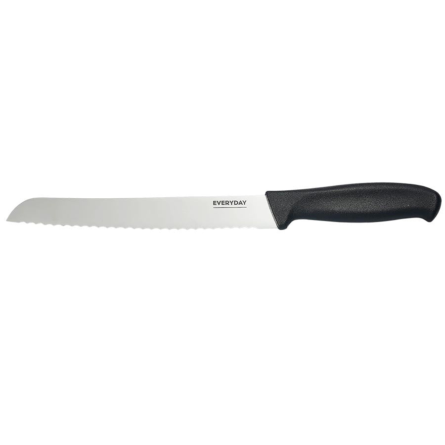 Everyday Cut brødkniv 20 cm med stilig ergonomisk grep, ideell for presise skiver av både mykt og hardt brød.