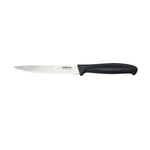 Everyday Cut universalkniv på hvit bakgrunn, 12 cm, med rustfritt stål blad og ergonomisk håndtak.