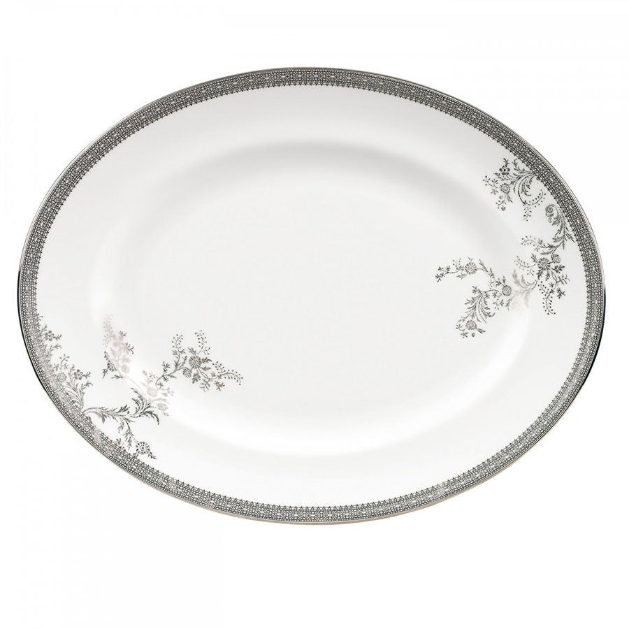Wedgwood Vera Wang Lace Ovalt Fat 35cm