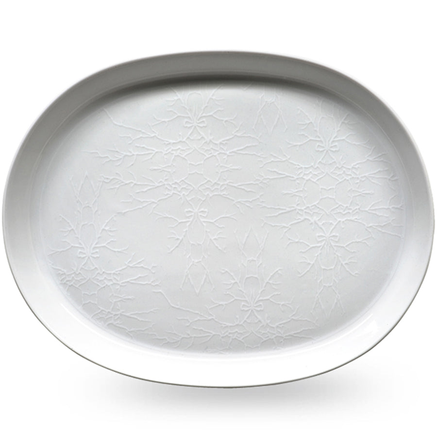 Wik & Walsøe Whitewood Fat Ovalt 36cm White