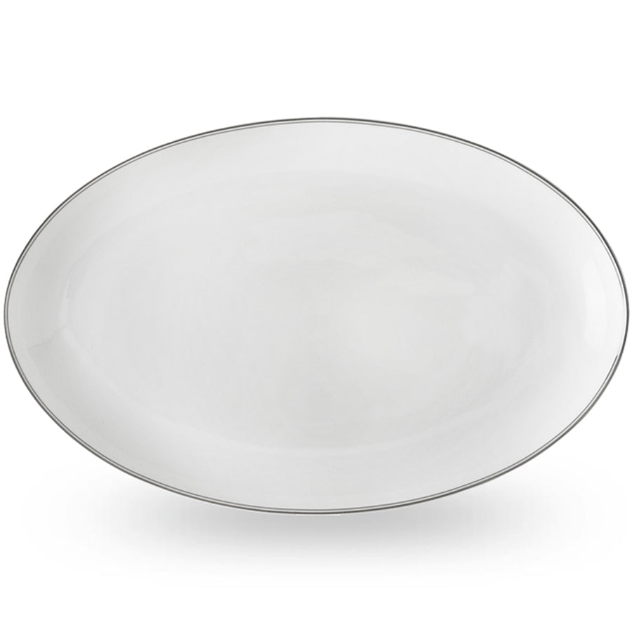 Wik & Walsøe Fnugg Fat Ovalt 39cm Hvit/