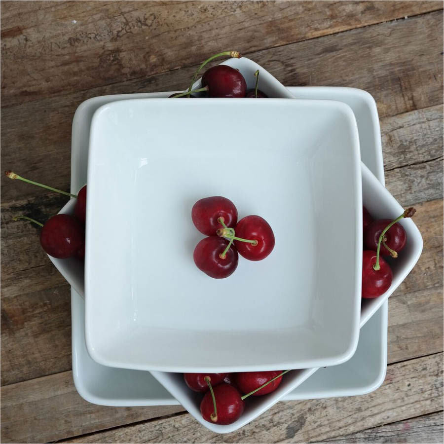 Porsgrunds Porselænsfabrik Sense Firkant Bolle 18cm 1,3L