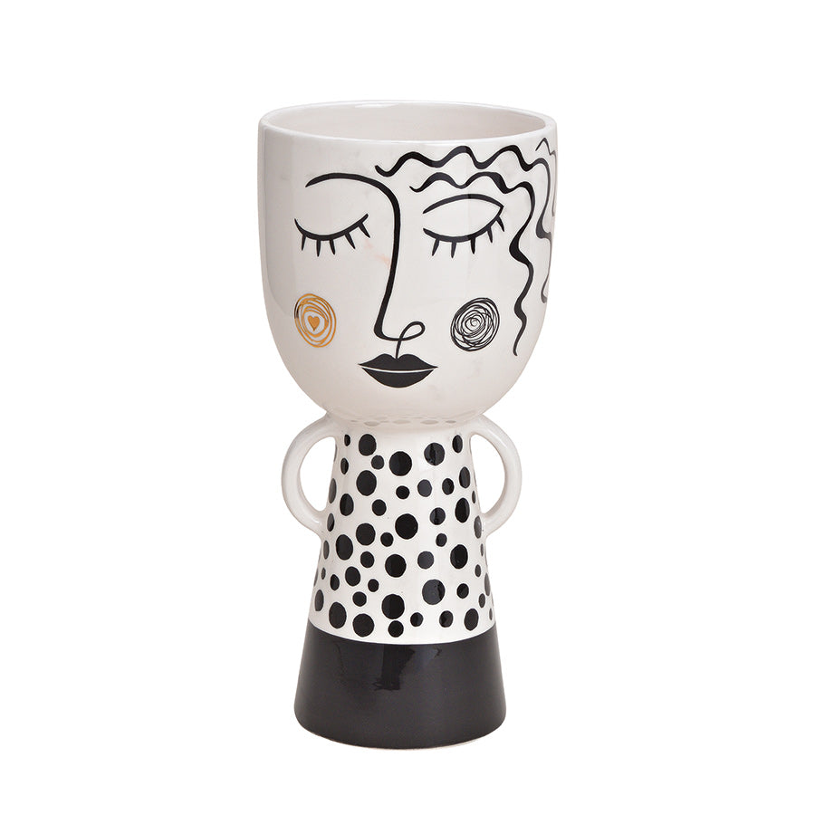 Vase Dame Keramikk 29 cm