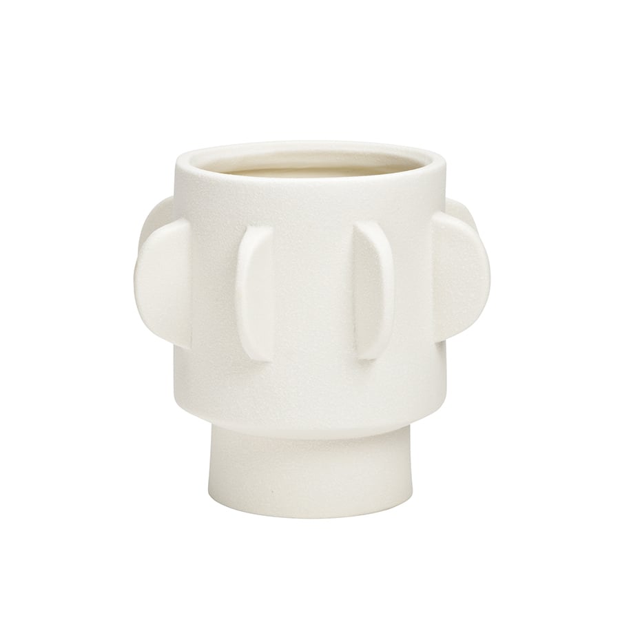 Vase Porselen Hvit 14 cm