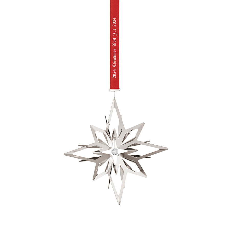 Georg Jensen Julepynt 2024 Juleuro Stjerne Palladiumbelagt