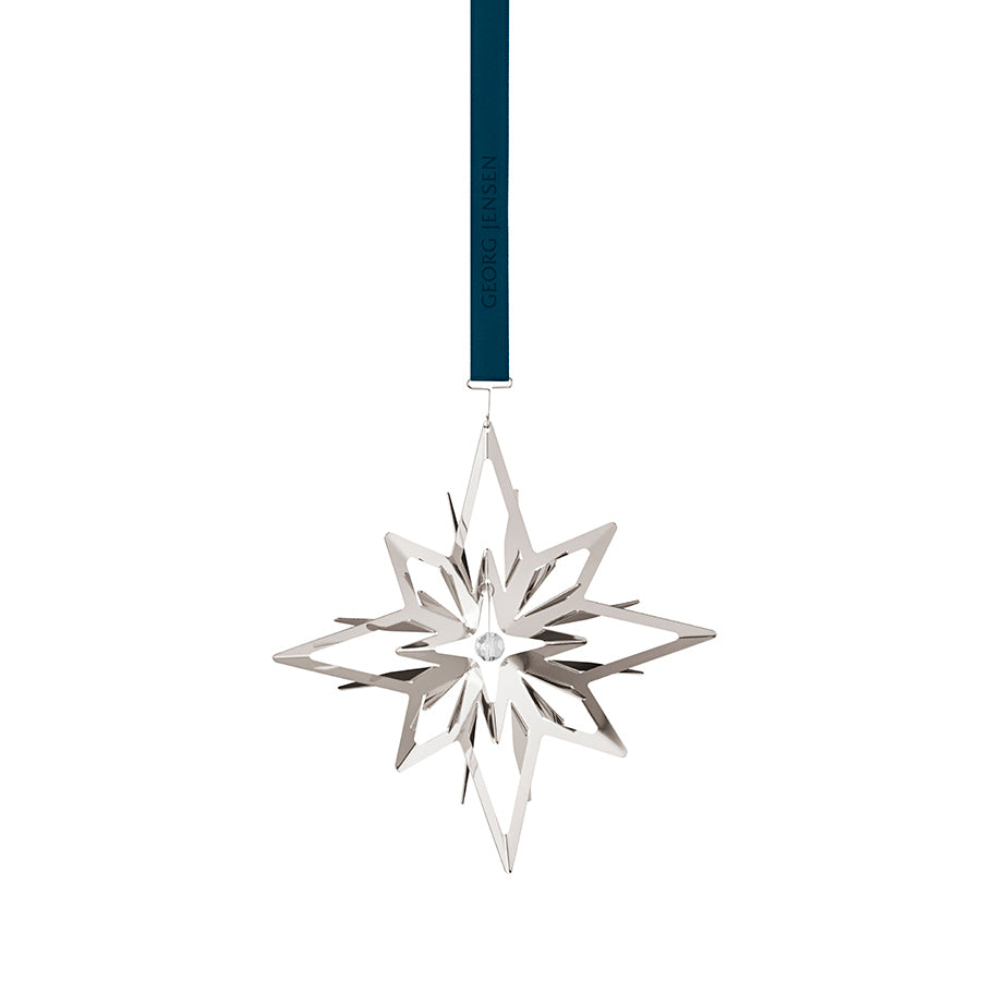 Georg Jensen Julepynt 2024 Juleuro Stjerne Palladiumbelagt
