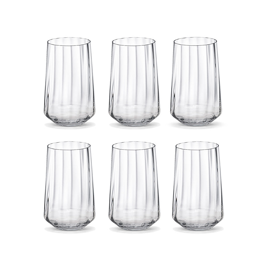 Georg Jensen Bernadotte Glass Høye Tumbler 38cl 6pk