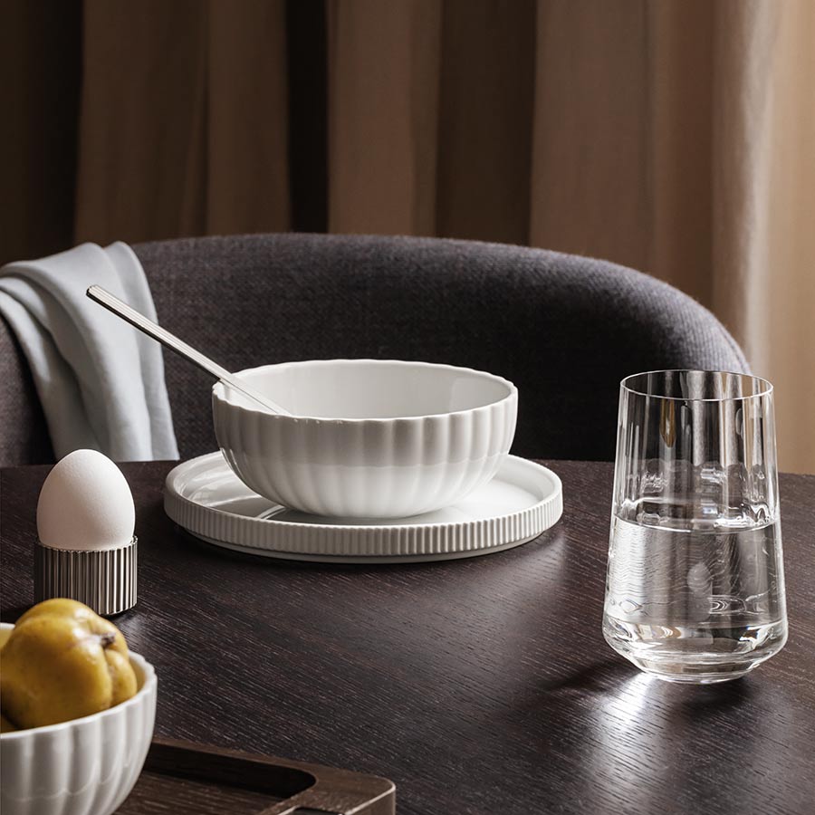 Georg Jensen Bernadotte Tallerken 20cm Porselen