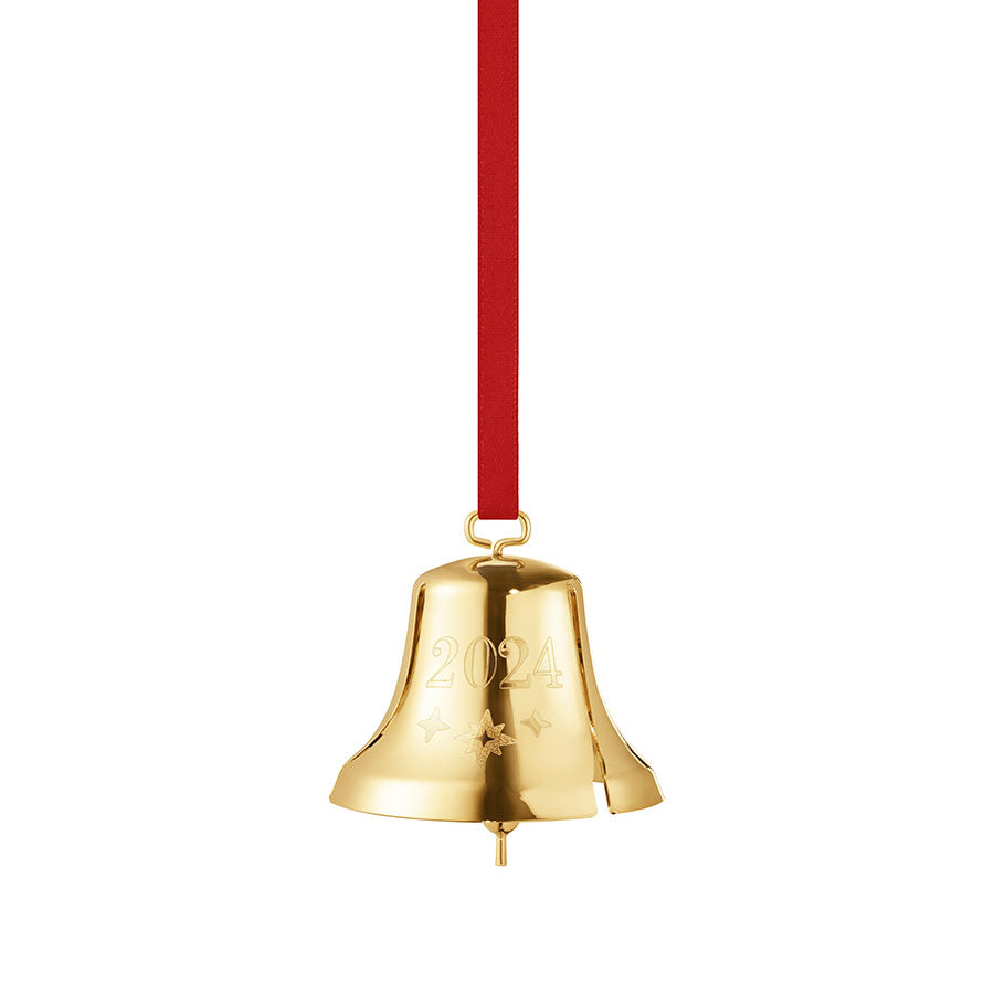 Georg Jensen Julepynt 2024 Julebjelle 18kt Forgylt