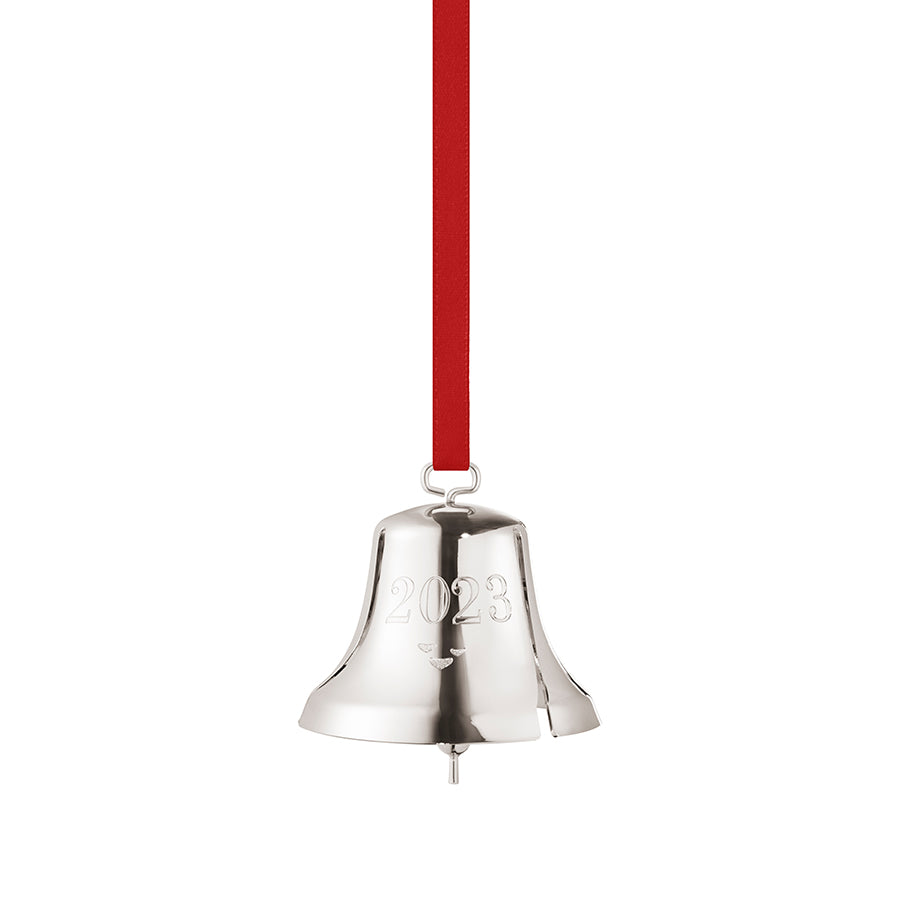 Georg Jensen Julepynt 2023 Juleklokke Palladiumbelagt