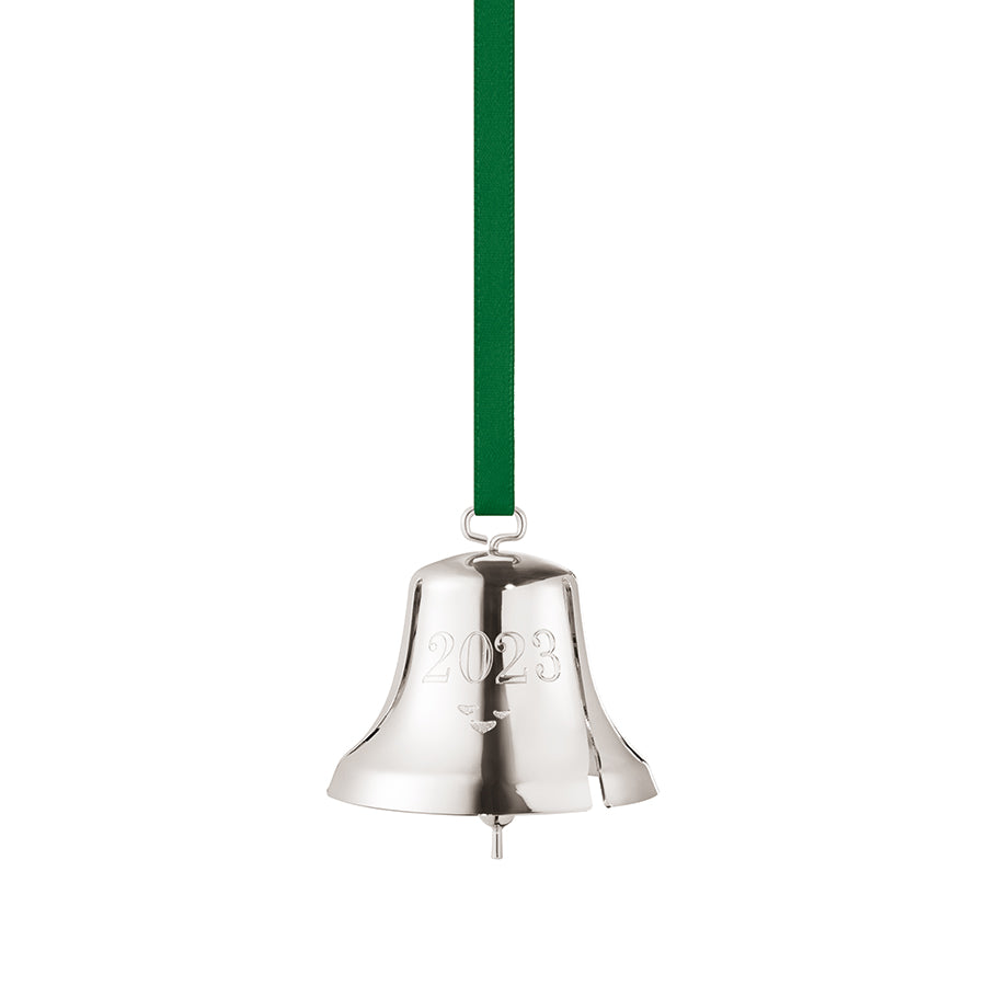 Georg Jensen Julepynt 2023 Juleklokke Palladiumbelagt