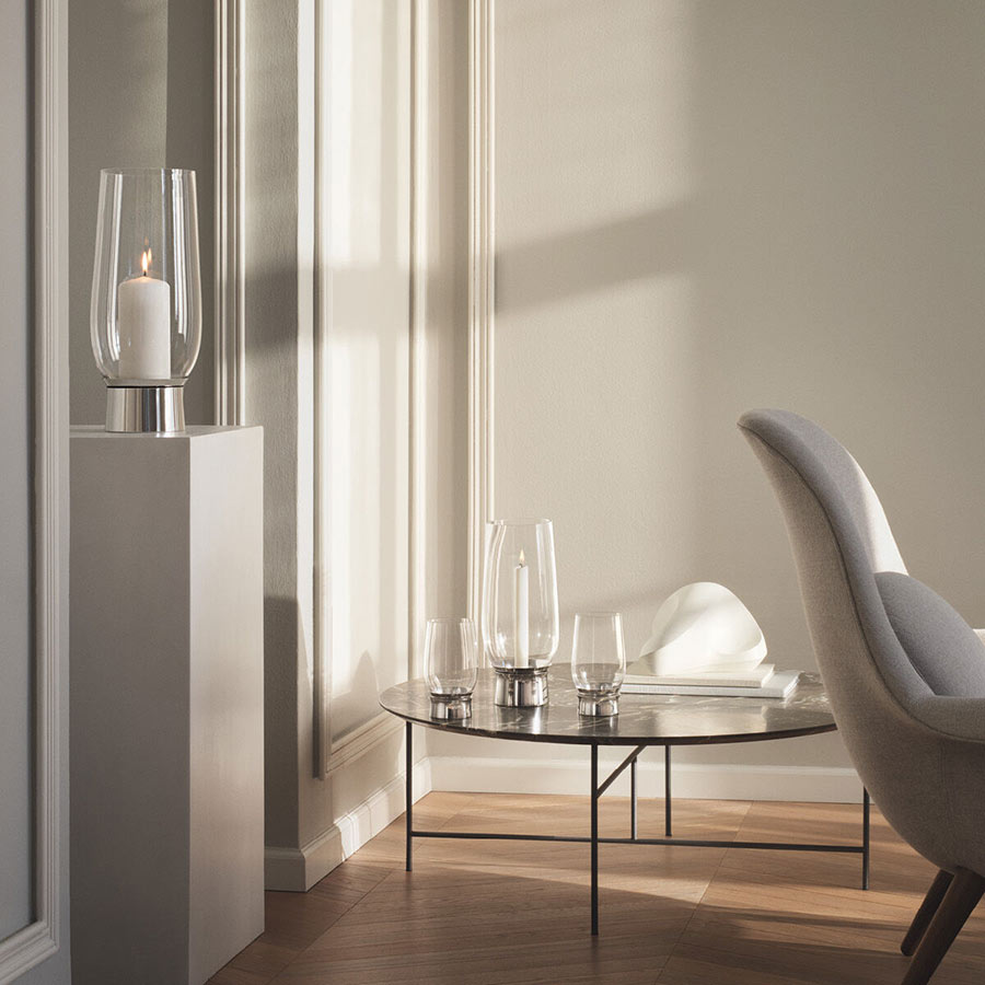 Georg Jensen Lumis Hurricane Lyslykt Medium