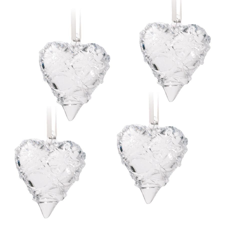 Hadeland Glassverk Christmas Collection Glass Hjerter 4pk