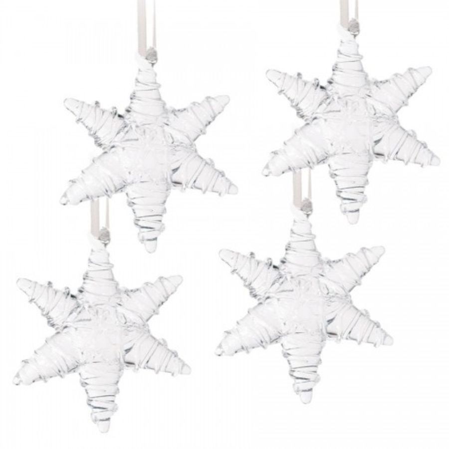 Hadeland Glassverk Christmas Collection Glass Stjerner 4pk