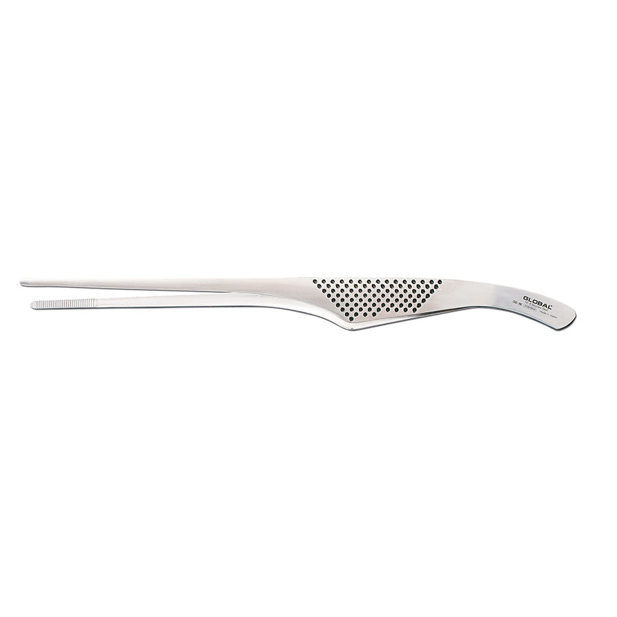 Global stekepinsett med et elegant design laget av rustfritt stål, ideell for presis matlaging.