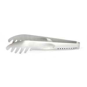 Global pastaklype i rustfritt stål, designet for effektiv servering av pasta og nudler, med smart grep og ergonomisk form.
