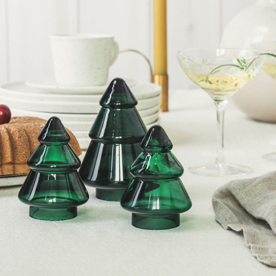 Hadeland Glassverk Gran Juletre 12,7cm Vintergrønn