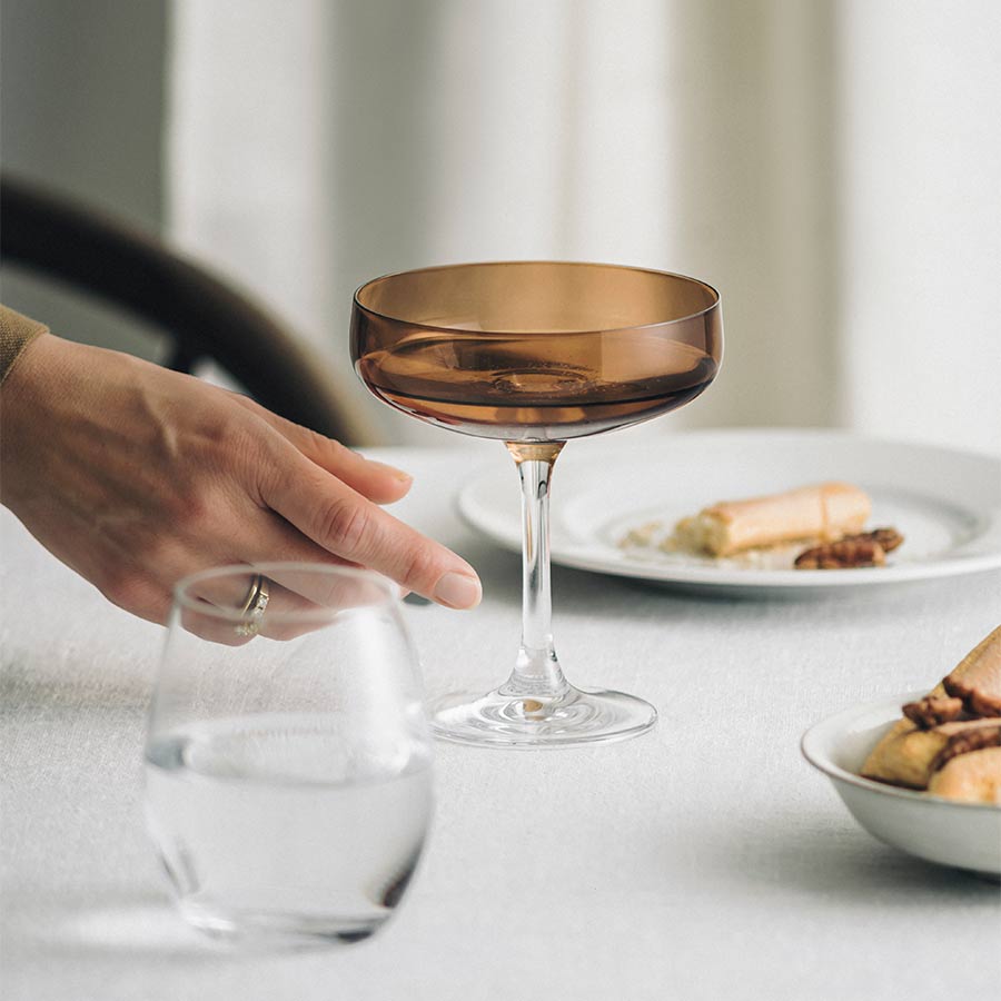 Hadeland Glassverk Odyssé Cavaskål Kakao 25cl 2pk