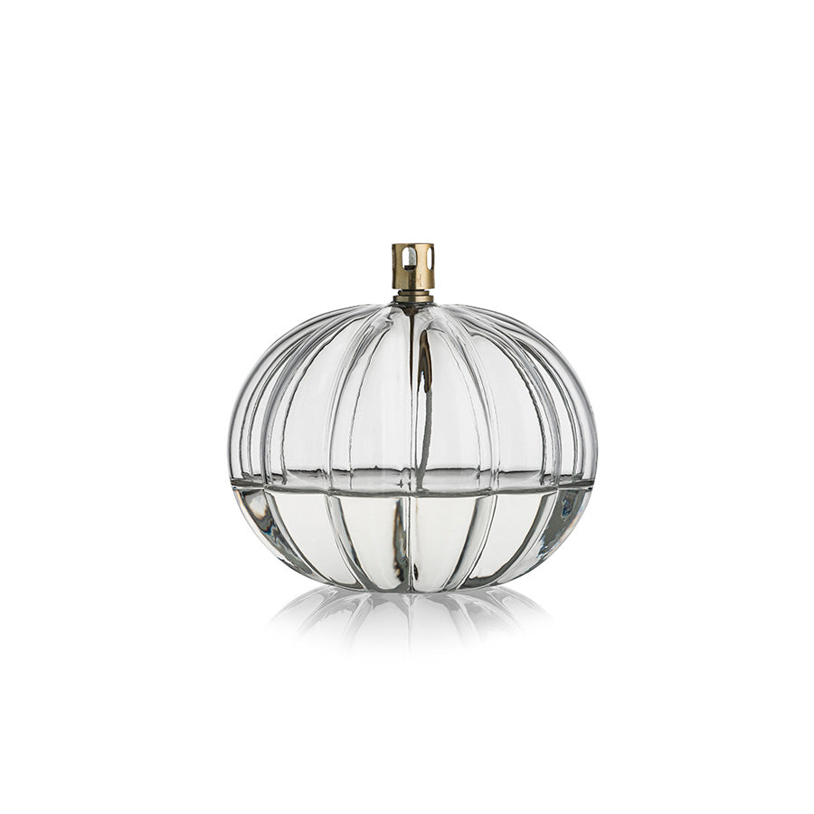 Hadeland Glassverk Aurora Oljelampe Optikk Rund 14cm Klar