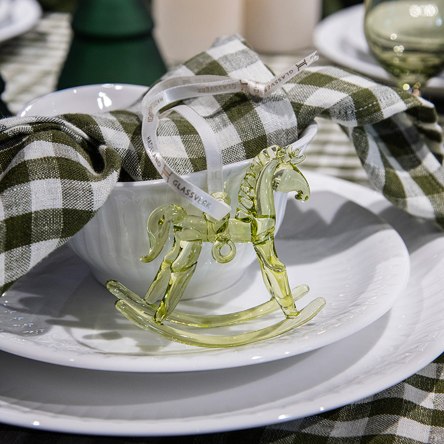 Hadeland Glassverk Julepynt Glass Nostalgi Grønn 3pk