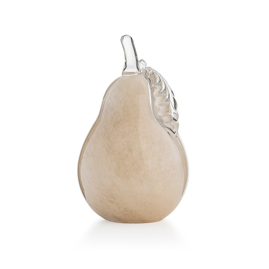 Glasspære Beige 18cm