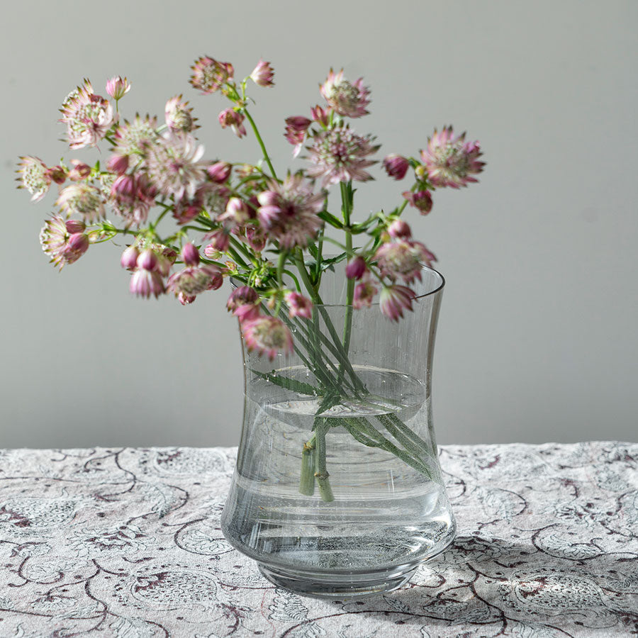 Hadeland Glassverk Hanabi Stormlykt/Vase Klar 20,5cm