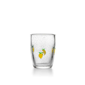 Hadeland Glassverk drikkeglass med sitronmotiv, 40 cl, perfekt for sommerlige drikkeopplevelser.