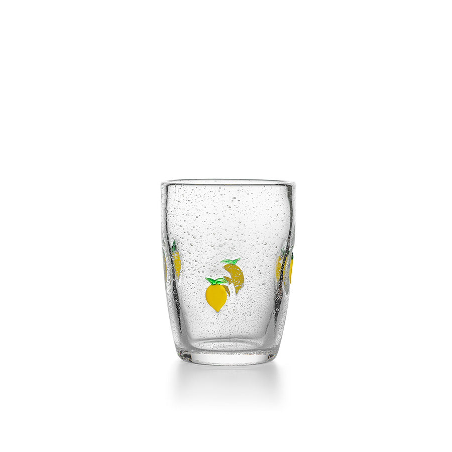 Hadeland Glassverk drikkeglass med sitronmotiv, 40 cl, perfekt for sommerlige drikkeopplevelser.