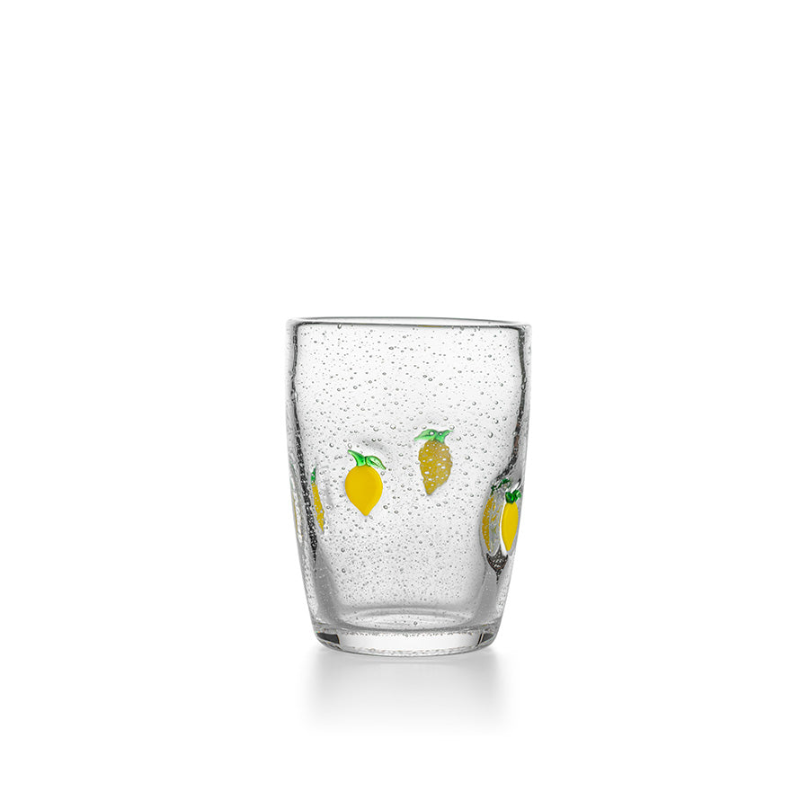 Hadeland Glassverk drikkeglass med sitroner og bobler, ideelt for drinker og festligheter.