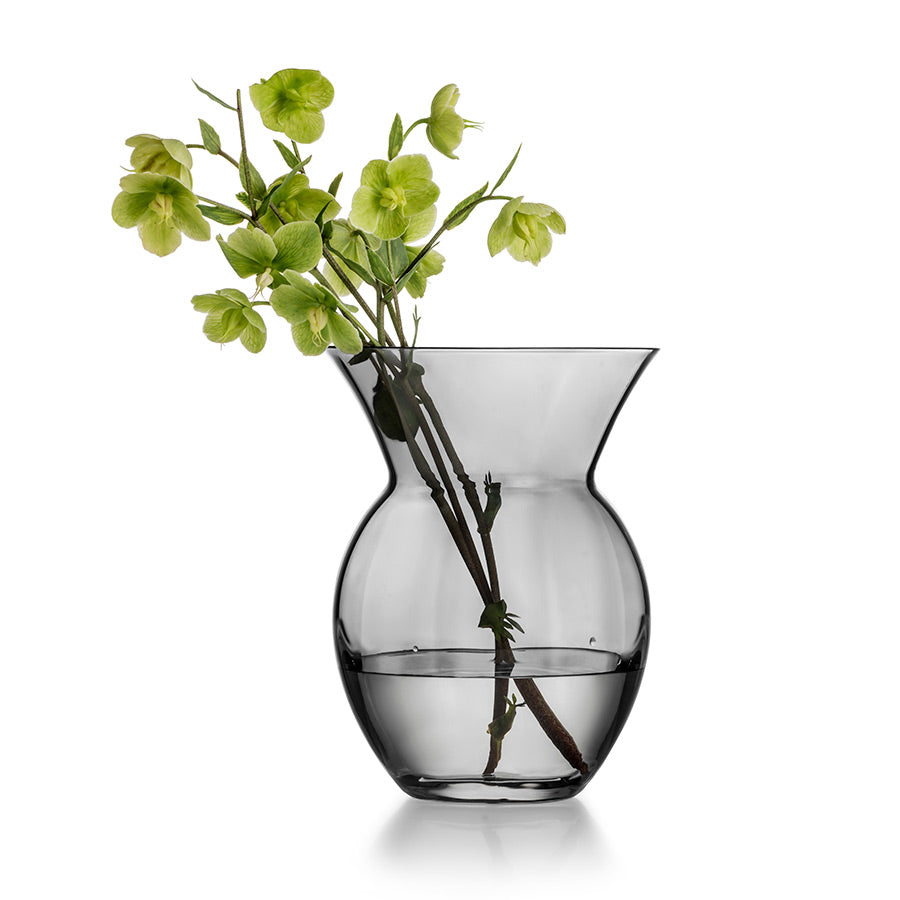 Daisy Vase Optikk Røkgrå 21cm