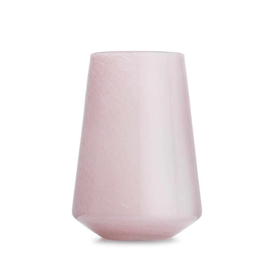Hadeland Glassverk Dugg Vase 20cm Rosa