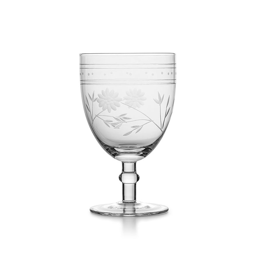 Hadeland Glassverk Elizabeth Glass m/Stett Blomsterslip 35cl Klar